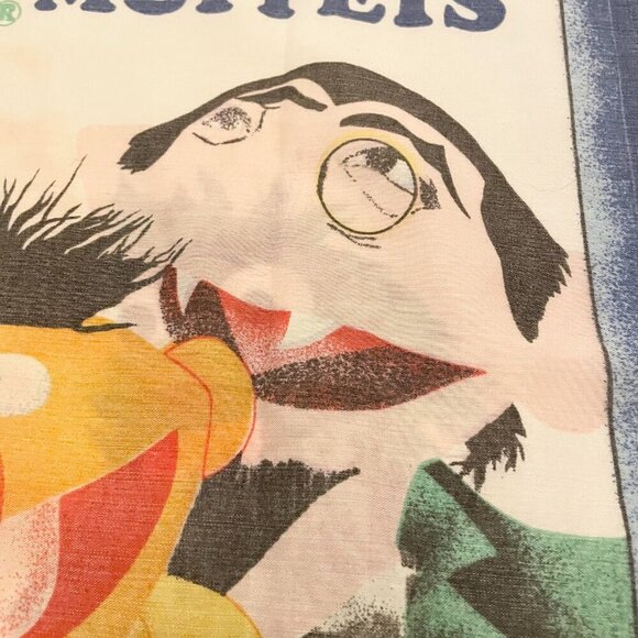 Vintage Sesame Street Muppets Pillowcase Big Bird Count Grover Miss Piggy - Picture 8 of 16